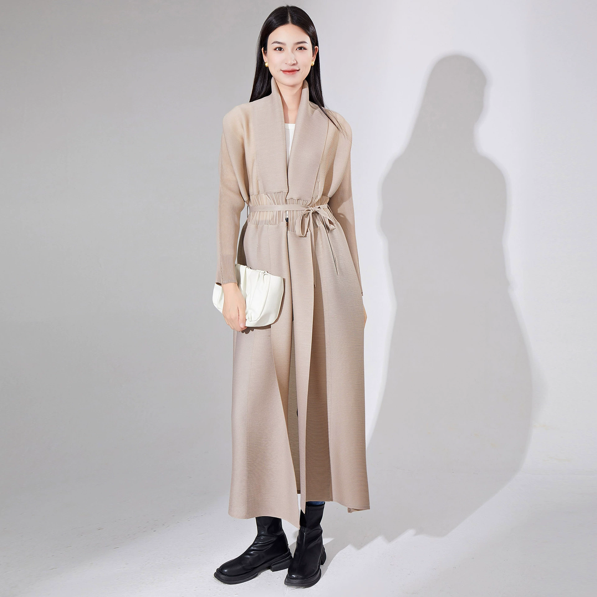 (Переходная торговля), дизайнерское trench coat, осенняя куртка, свободный крой, стиль высокого качества