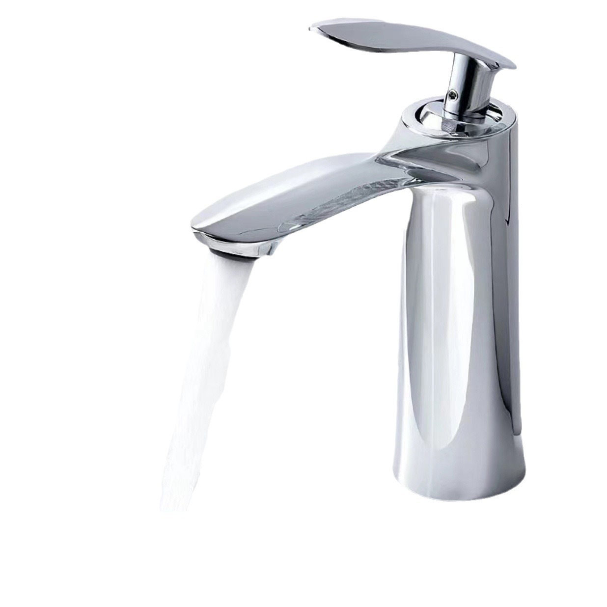 Todo cobre lavabo de agua caliente y fría lavabo lava