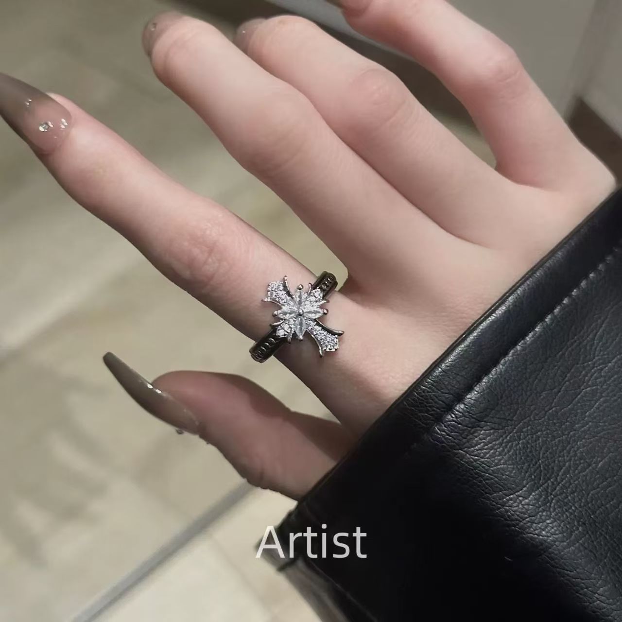 【D679 풀 다이아몬드 크로스】