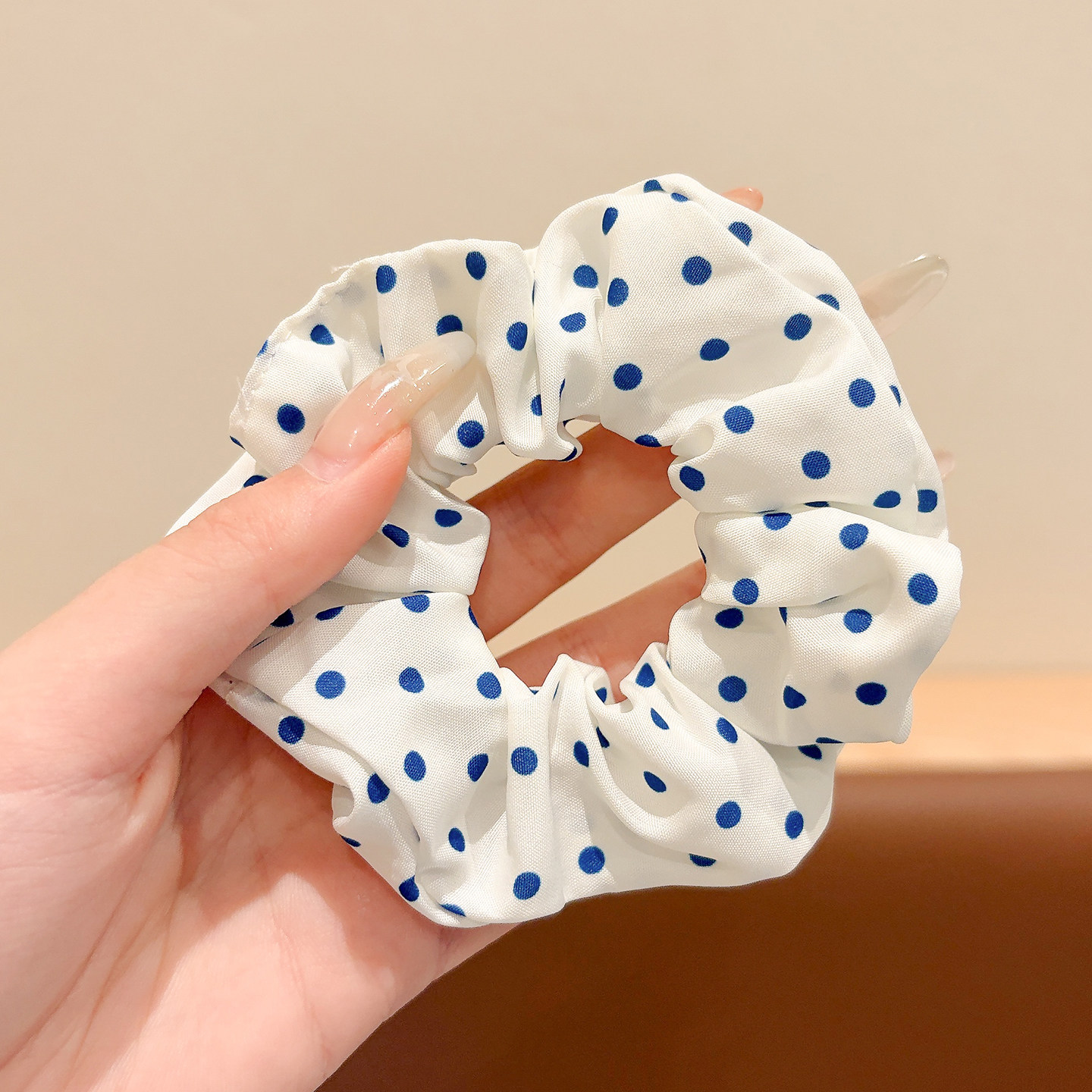 Anillo para el cabello de intestino grueso de gran tamaño coreano, bufanda cuadrada de alta calidad femenina, cuerda para el cabello, banda elástica y duradera, flor de viento perezosa