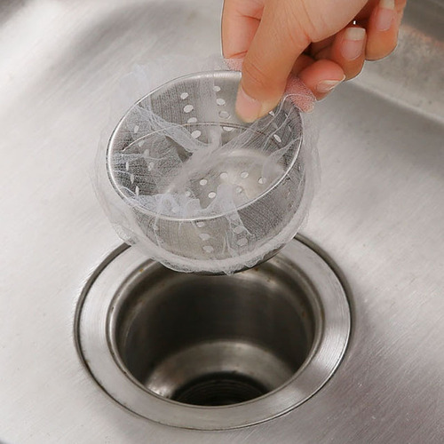 Washing pool sink anti-blocking filter bag portable disposable drain outlet pool residue filter bag floor drain net