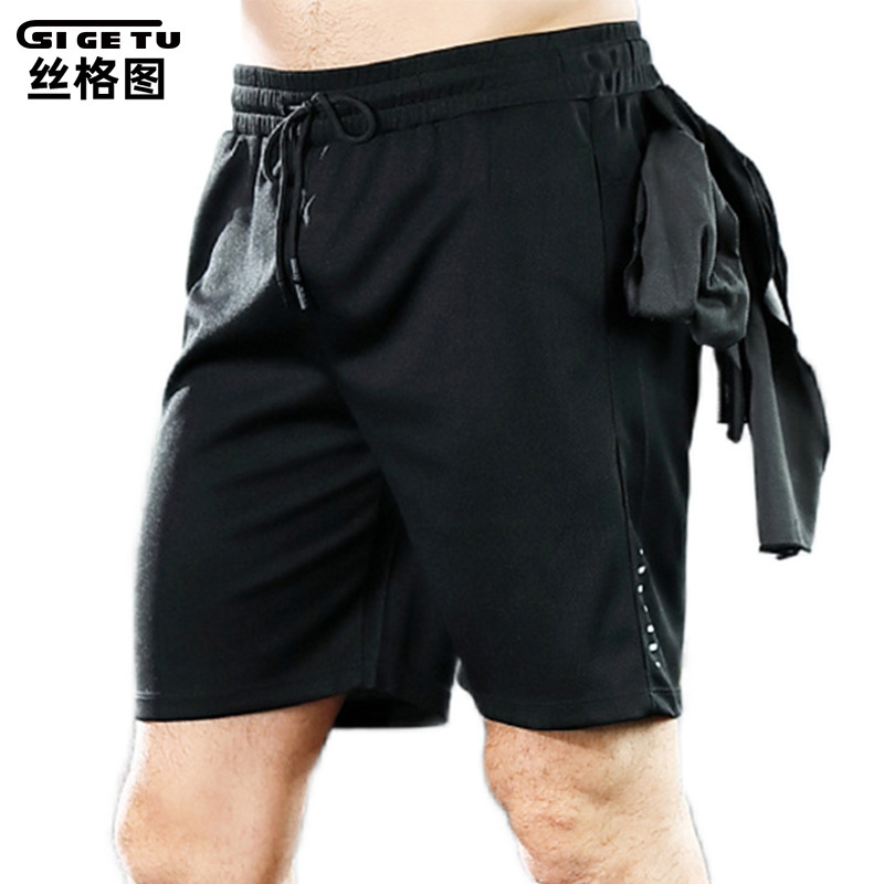 Amazon Cross-Border Sports Shorts Men's Summer Mesh Loose Breathable Running Shorts Basketball Training Shorts
