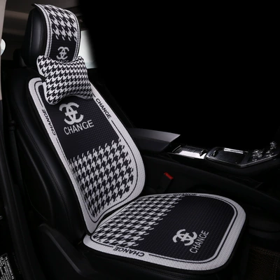 Seat cushion, seat cover – New Car Seat Cushion, Universal for - hei-xiaoxiangfeng-main-driver-1-seat-cushion-1-back-cushion-1-neck-pillow-honeycomb