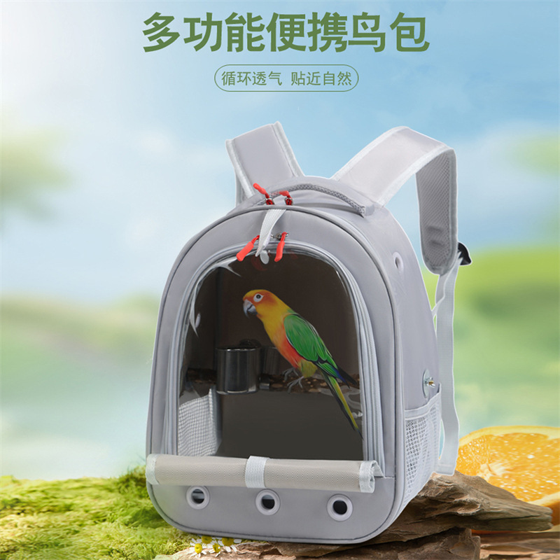 Bolsa de Transporte para Pájaros Little Sun, Jaula Portátil de Doble Hombro, Plegable y Transpirable para Palomas y Aves, para Uso en Exteriores