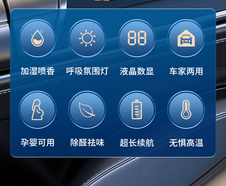 Intelligent Spray Car Aromatherapy Machine Deodorization Car Perfume Car Start-Stop Car Fragrance Internet Celebrant Car Aromatherapy