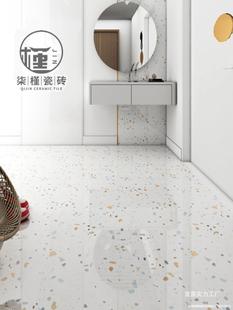 Chain Store 800800 Polished Tiles Terrazzo Tiles Milk Tea Shop Colorful Non-Slip Floor Tiles Living Room X Shanglide株