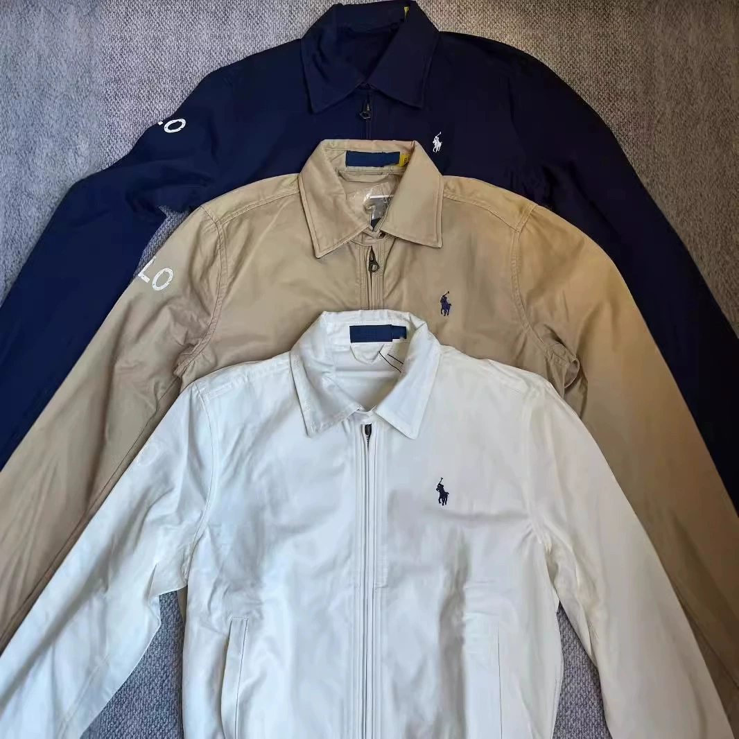 Высокое качество сканируемый код PL Po po логотип старый денежный ветер кадры куртка на молнии polo повседневная куртка для мужчин и женщин