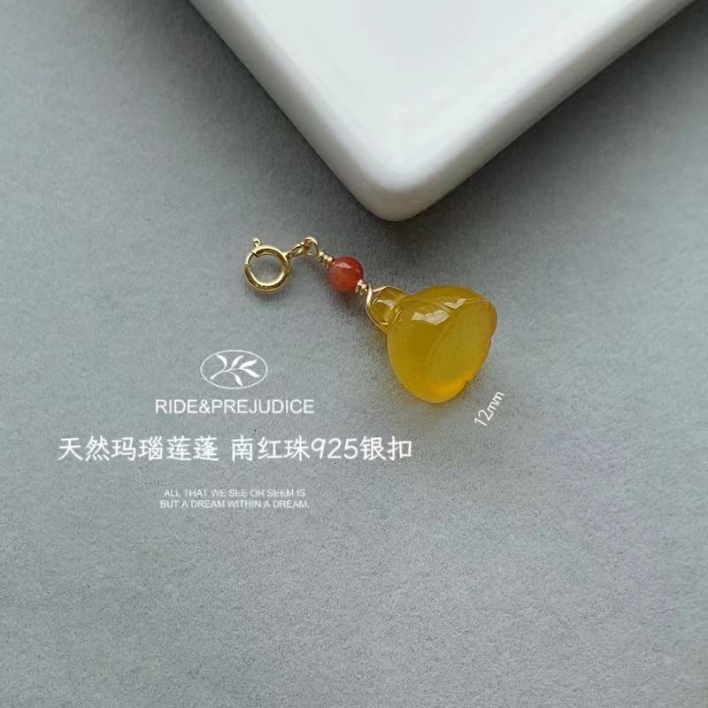 卸売り天然玉小提溜diyブレスレット手と田玉小ペンダントアクセサリー925銀万はペンダントできる|undefined