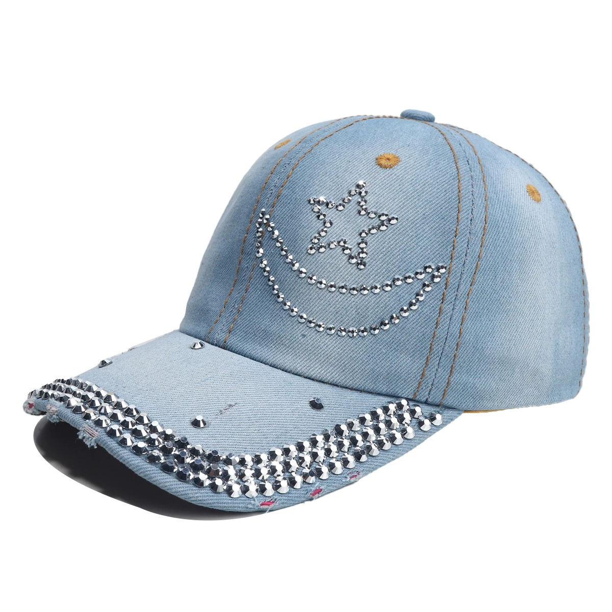 Denim Baseball Cap (Mosey) Unisex, Adjustable 56–58 cm, Summer Sun Hat