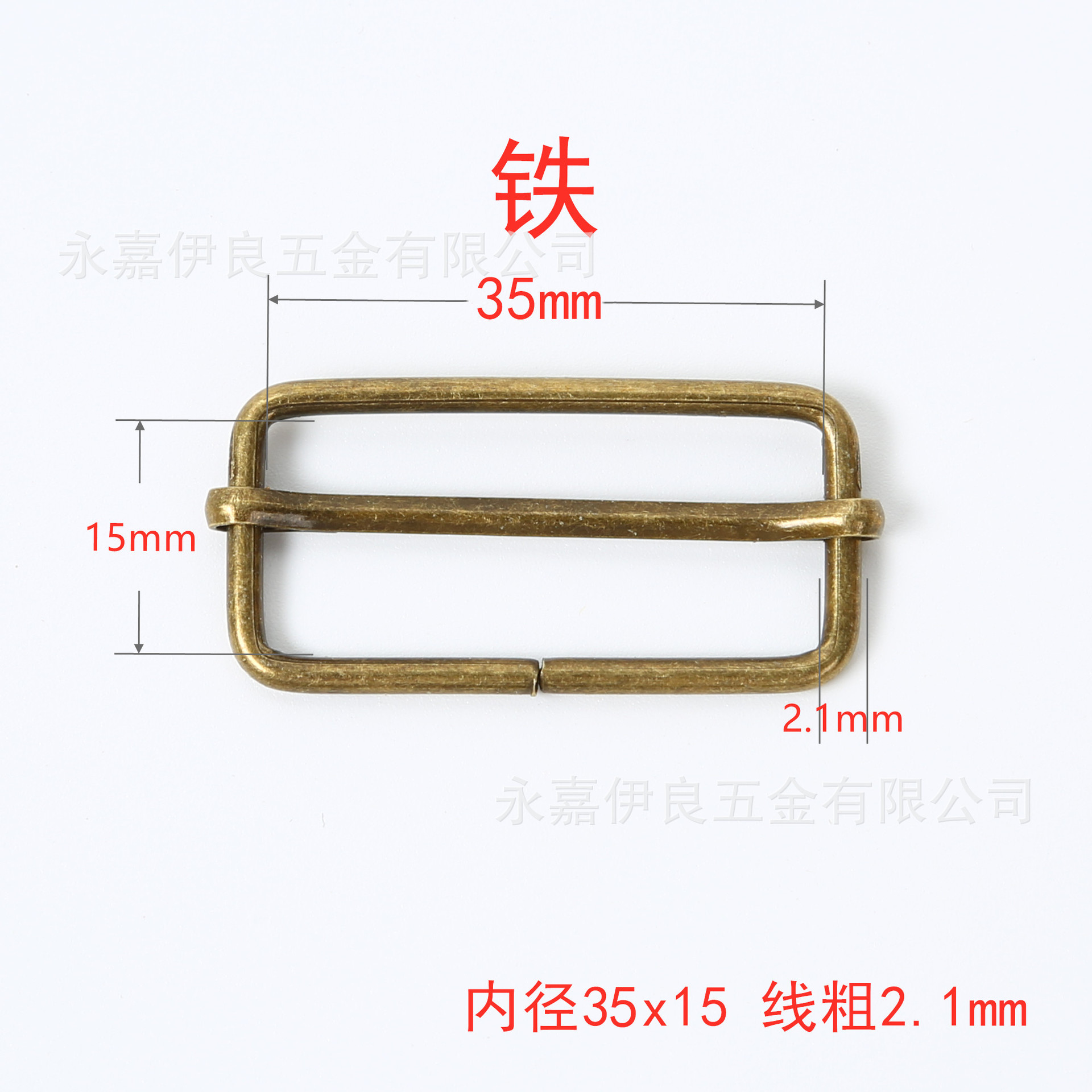 Venta directa de fábrica de hebillas metálicas en forma de D en stock, hebillas ajustables de acero inoxidable, nuevas hebillas de tracción, hebillas de tres niveles de cobre, hebillas de alambre de hierro. image 21