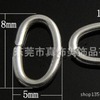 Spot supply of cross -border supply of stainless steel elliptical rings DIY jewelry accessories