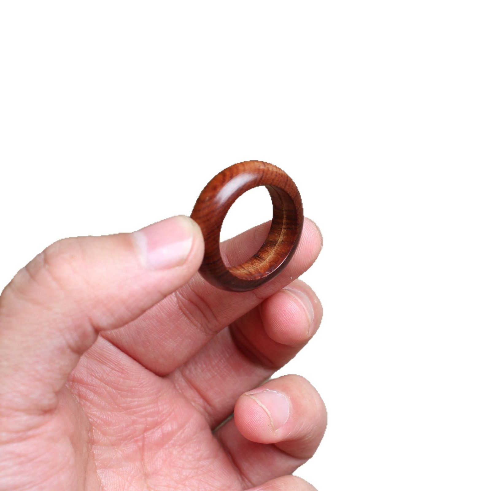 Manufacturer Wholesale Jujube Bracelet Keychain Cultural Play Ebony Wood Pendant DIY Accessories Running Ring_voghion.com