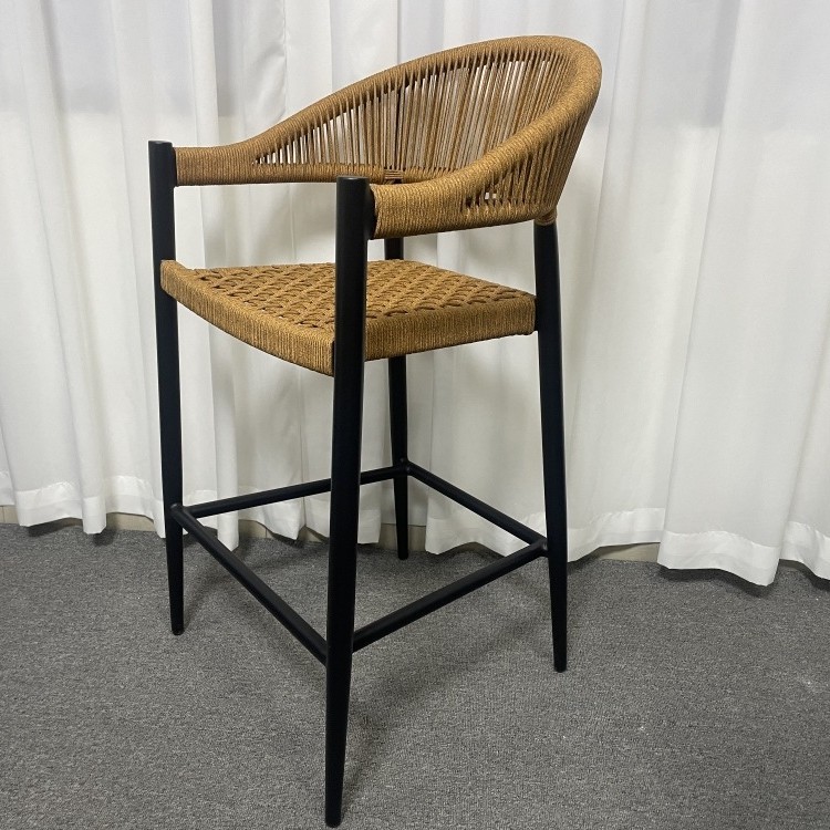 L 스타일 바 의자