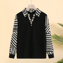 春秋新款妈妈装衬衣春季打底衫上衣薄款中老年洋气长袖小衫妈妈装