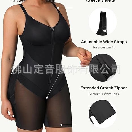 Foreign trade European and American plus-size shapewear bodysuit, tummy control, butt-lifting corset, strap zipper shapewear tight-fitting bodysuit Foreign trade European and American plus-size shapewear bodysuit, tummy control, butt-lifting corset, strap zipper shapewear tight-fitting bodysuit