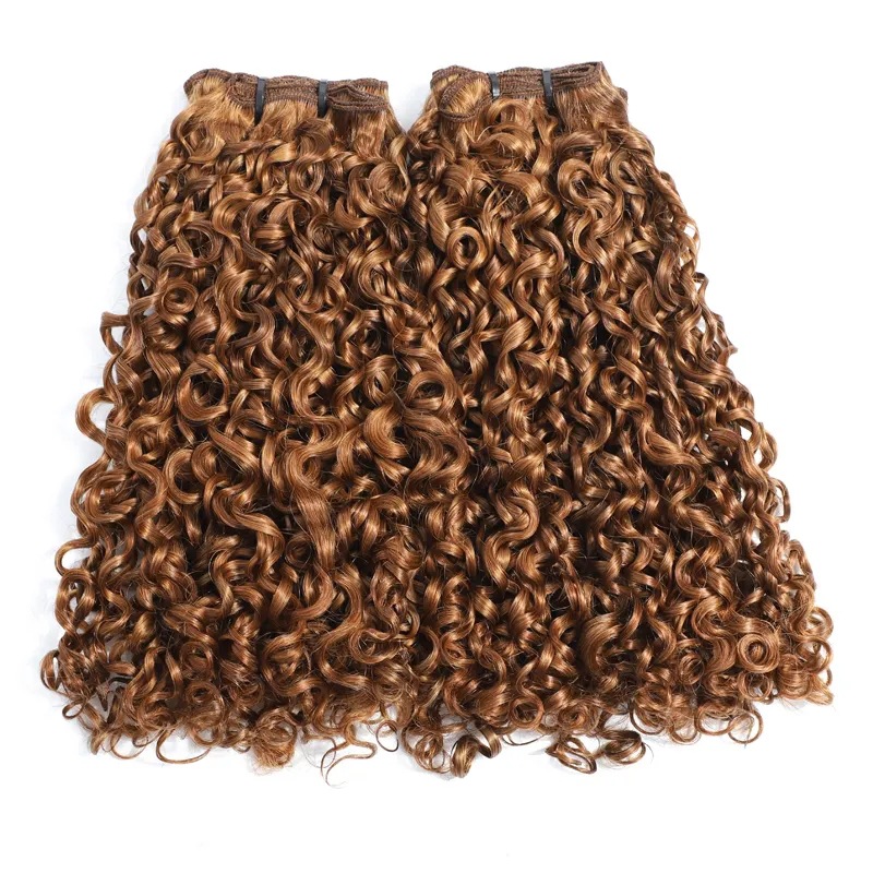 Double Drawn Pixie Curl Human Hair Bundl...