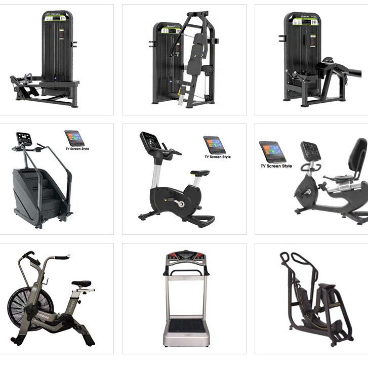 Conjunto completo de equipos de fitness, venta directa de fábrica para gimnasios comerciales, clubes, escuelas, departamentos de bomberos y centros deportivos.