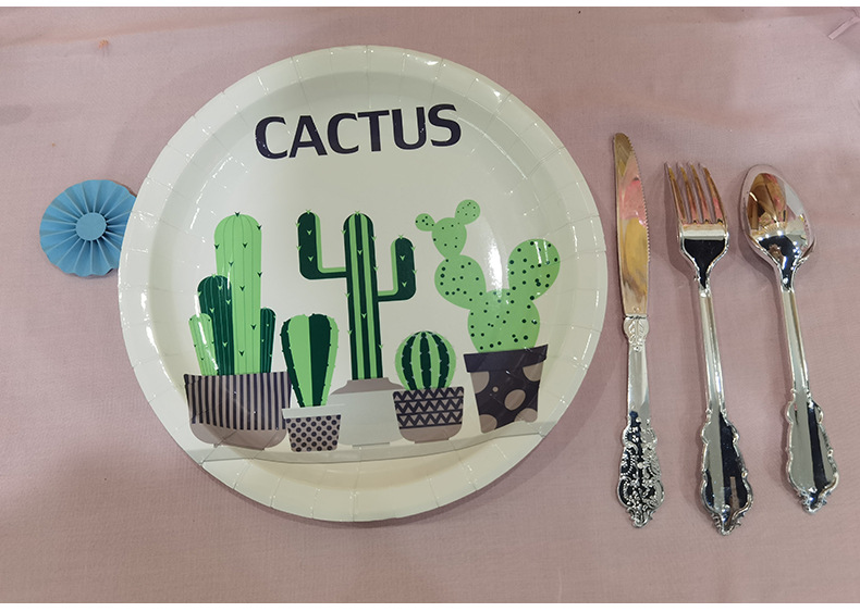 Simple Style Cactus Wood Tableware display picture 1