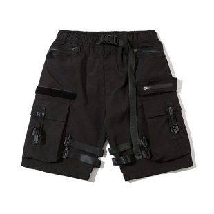 Heavy Industry Design Functional Tooling Shorts Men's Summer Multi-Pocket Parachute Pants Loose Sports Shorts Trendy Brand Mid-Pants