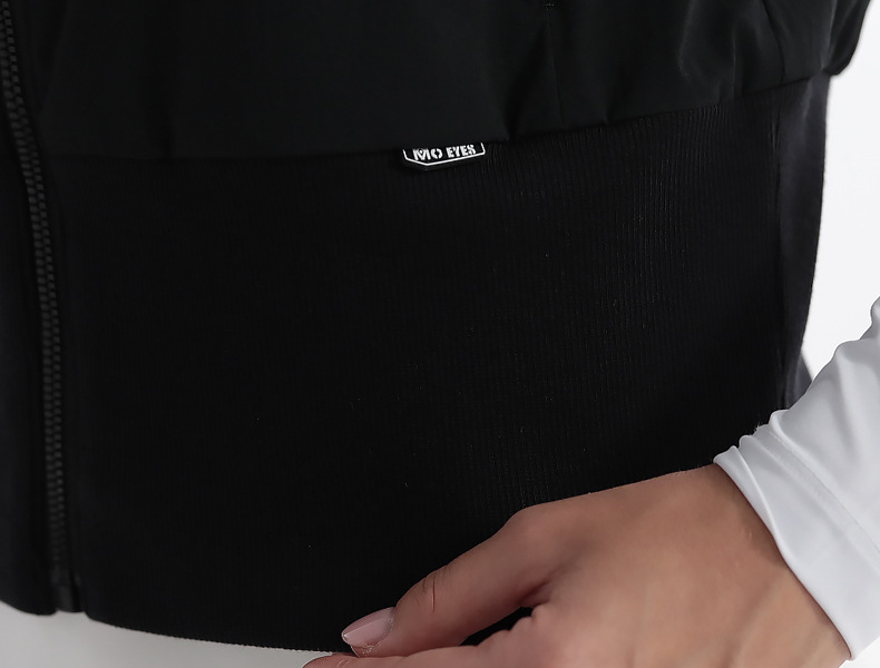 Áo gi lê golf nữ cổ đứng chống gió có khóa kéo — M23YF021-Vest màu xám nhạt, M23YF021-Áo vest trắng, M23YF021-Áo vest đen chi tiết 14