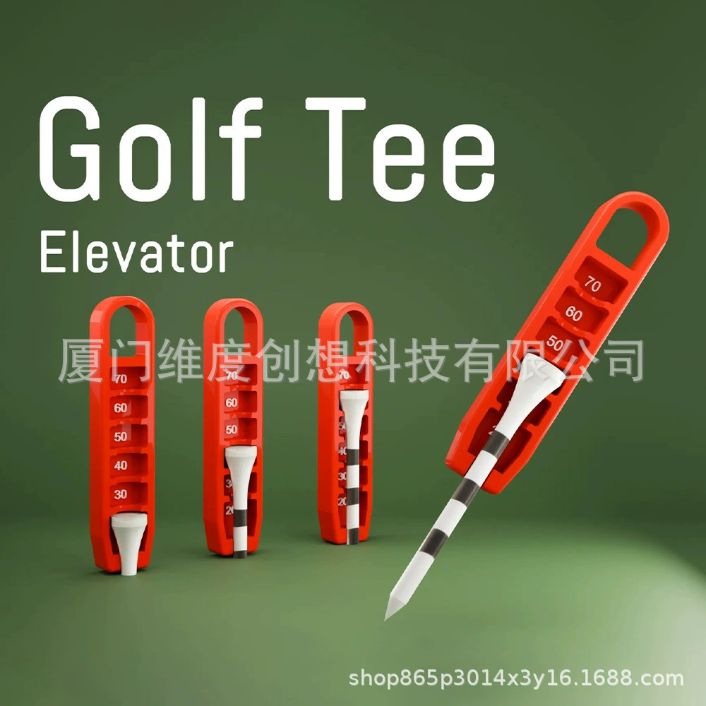 Nuevo elevador de asiento de golf creativo transfronterizo impresión 3D adornos juguetes de regalo para los amantes del golf