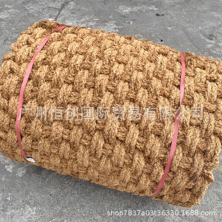 船舶航道甲板防滑棕垫船用椰棕防滑垫雨天防滑毡雪地防滑毯脚垫