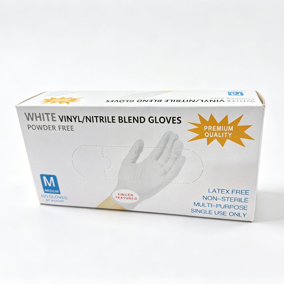 Guantes Desechables de Nitrilo Reforzados de Nitrilo Sintético Desechable para Industria