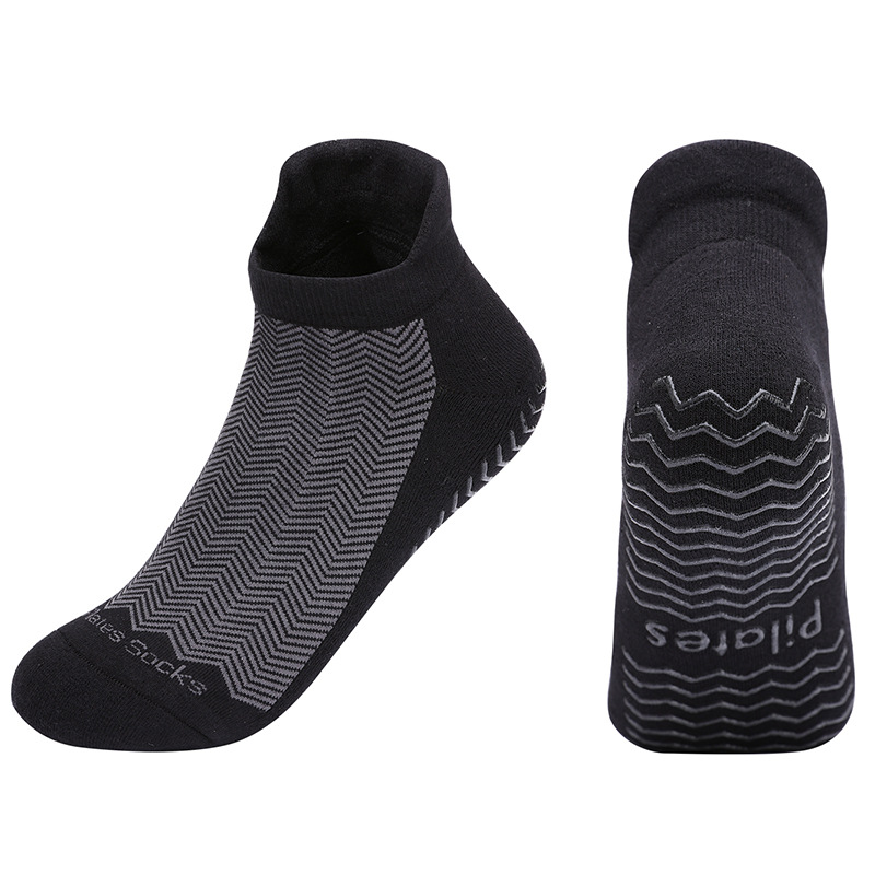 [Artículo de alta demanda] Calcetines de yoga antideslizantes para entrenamiento de Pilates en estudio profesional, de tela de rizo peinado, para hombres y mujeres