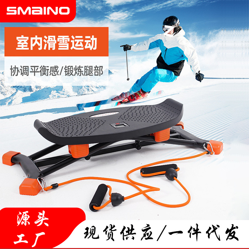 Ski Machine Home Equipment Leg Pelvic Floor Muscle Trainer Aerobic Swing Exercise Pedal Assist