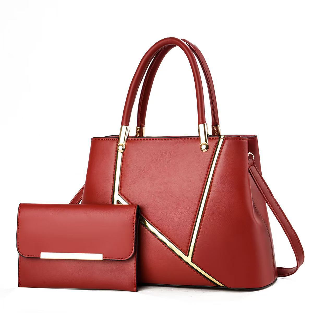 Bolso de mujer de empalme 2025 nuevo bolso de mujer de gran capacidad bolso de mano para mamá mochila de hombro