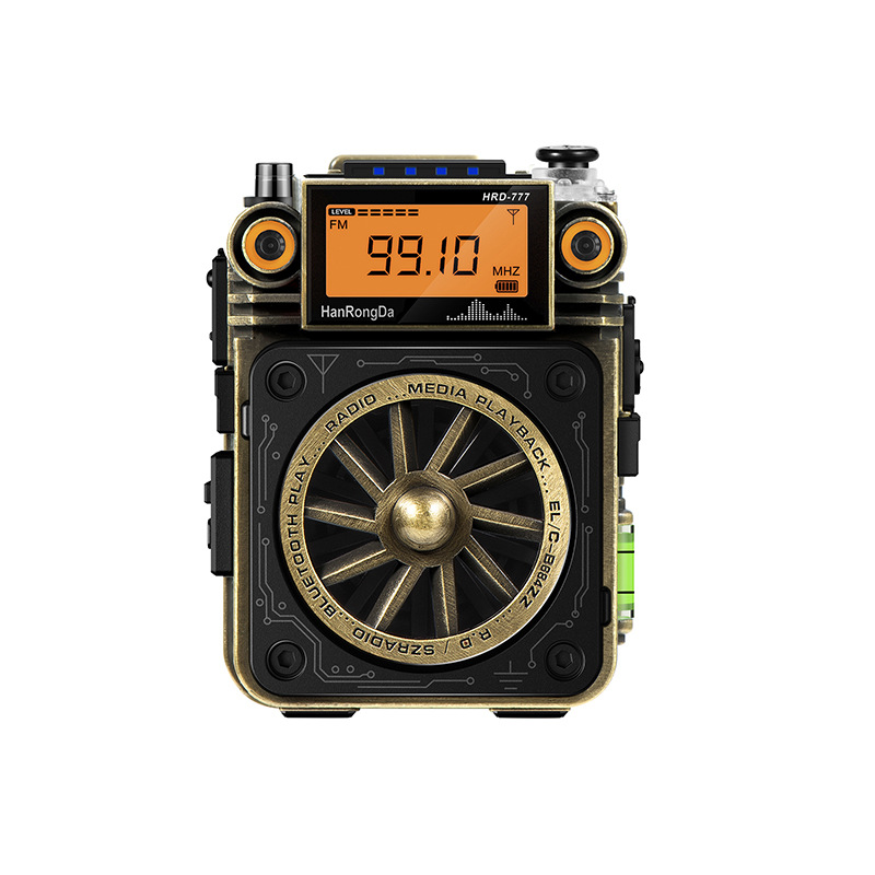 HRD - 777 Han Rongda radio giroscopio mini radio multifunción de banda completa mini sonido