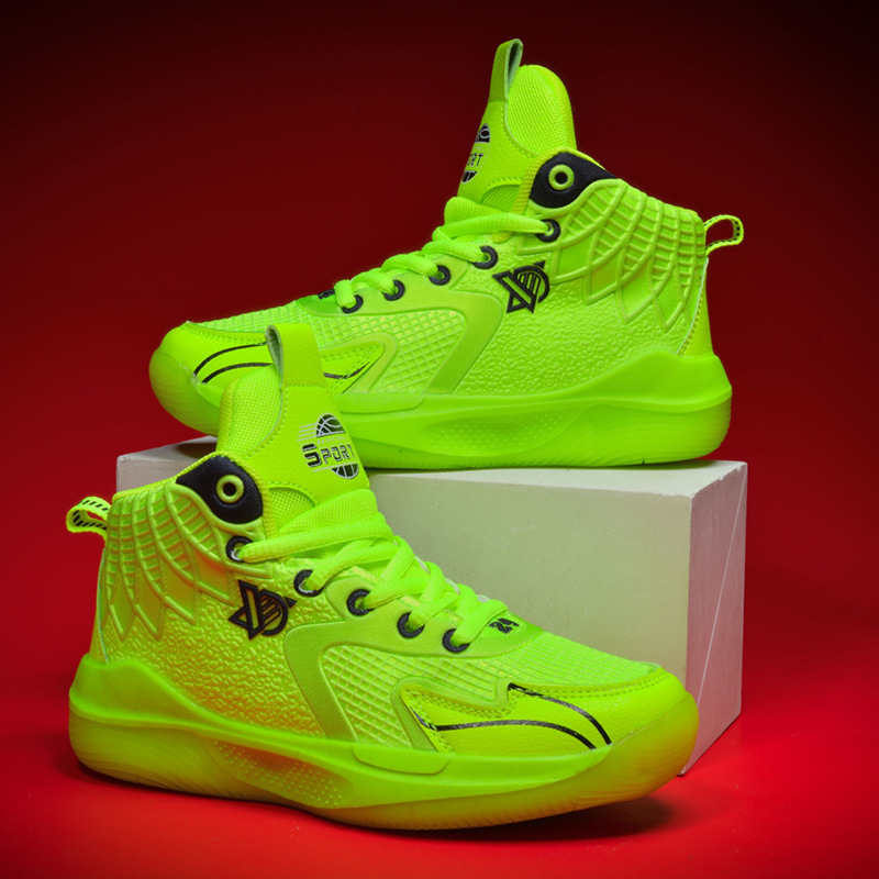 Comode scarpe da basket e corsa per bambini con suola antiscivolo_voghion.com