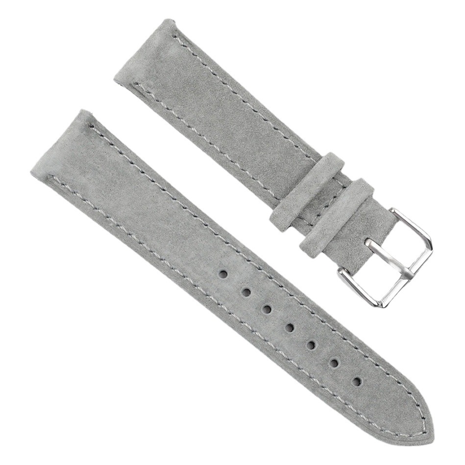 2022 New Genuine Leather Handmade Watch Strap Accessories 18 20 22 24mm Pin Buckle Real Cowhide Replacement Strap