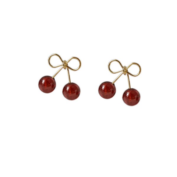 Fresh cute creative design universal earrings pomegranate