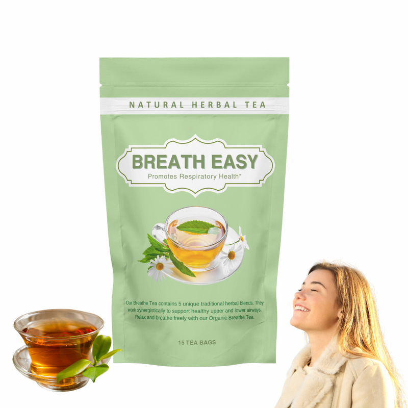 Breath Easy Tea Cross-Border Foreign Trade Wholesale Tea Lemon Verbena Stevia Vanilla Health Tea Bags