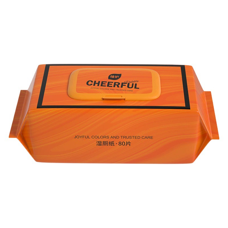 Охранная влажная туалетная бумага 80 перекачка * 6 больших упаковочных салфеток разлагаемая влажная бумага для мужчин и женщин приватная туалетная салфетка оптом