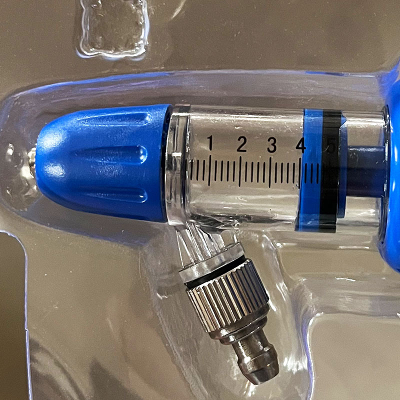 1 2 5ml botella ajustable veterinaria jeringa continua cerdo, ganado, ovejas, pollo y jeringa de pato