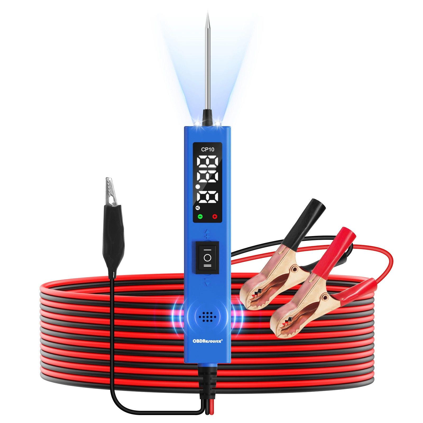 Трансграничный новый OBDResource CP10 портативный автомобильный контур обнаружения 0-80V многофункциональный детектор