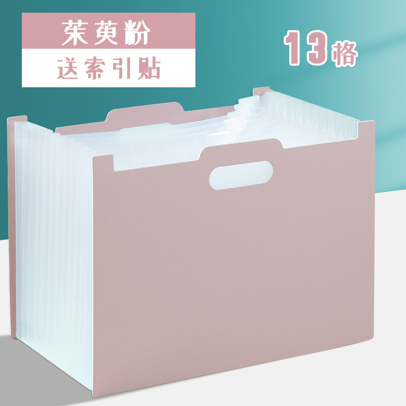 Bolsa de órgano de boca oblicua de carpeta vertical de escritorio Bolsa de almacenamiento de órgano retráctil multicapa para papel de prueba de estudiante