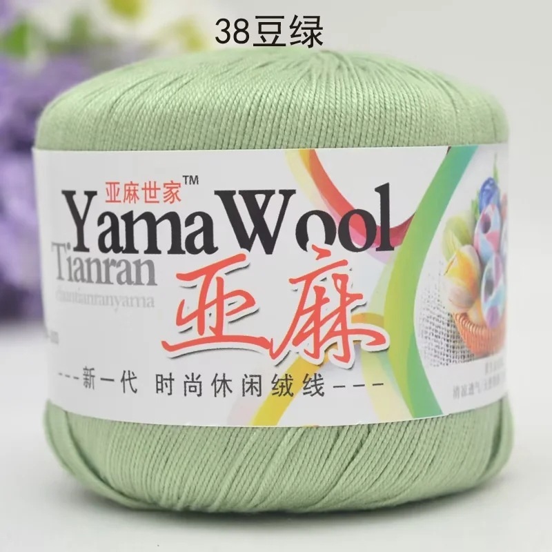 リネンの糸のかぎ針の糸の亜麻のレースのかぎ針は細い毛糸の5 # の糸のかぎ針の糸の卸売りを編みます。|undefined