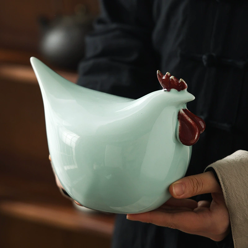 Оригинальный фарфор Kezhuang мать и курица Jingdezhen фарфоровые куриные украшения зодиак курица керамические украшения керамическая курица
