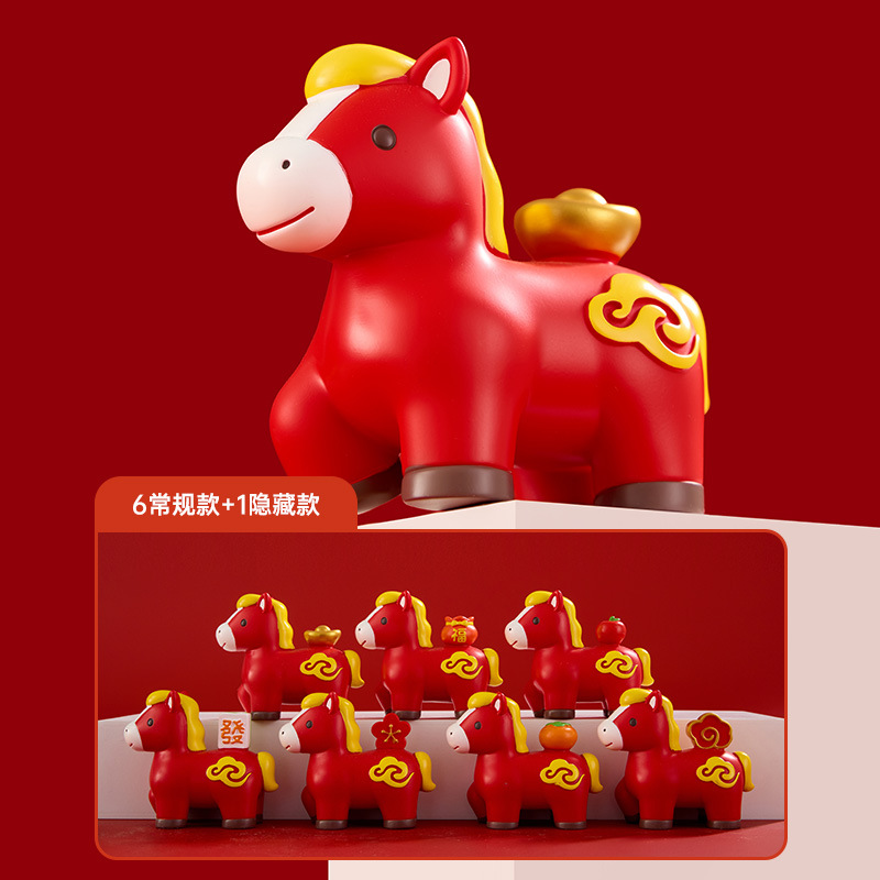 新型のパンダの楽悠悠の漫画のブラインドの箱のデスクトップの装飾の小さい置物の2次元の贈り物のメーカーの直接販売のおもちゃ