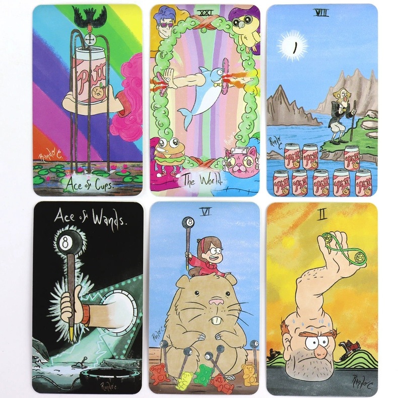 Carte da gioco mystery tarot in inglese per feste_voghion.com