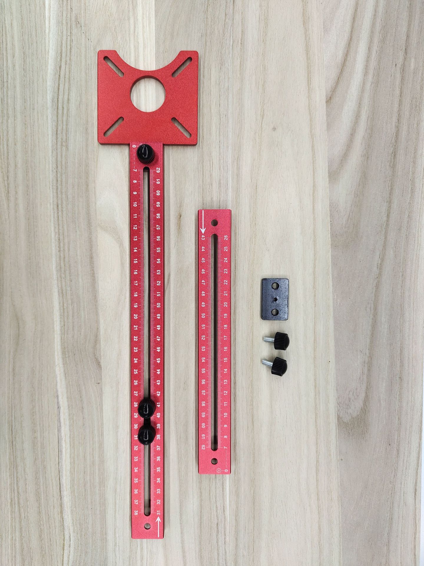 corte de borde de madera de perfil de aluminio transfronterizo fresador redondo fresador redondo posicionamiento de regla con orificio redondo ranura posicionador ajustable