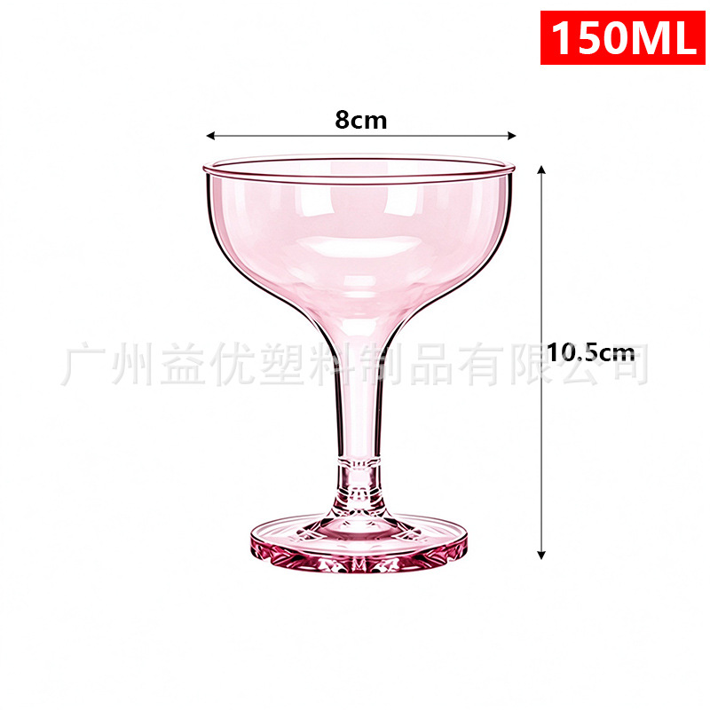 Copa de Champaña Desechable de Plástico Transparente Desmontable para Fiestas image 41