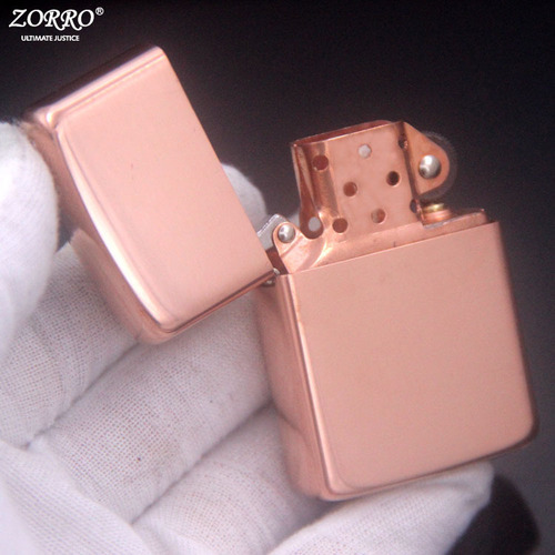 ZORRO Zorro 902S thickened to about 1.1mm thick copper light plate kerosene lighter shell can be shipped on behalf of