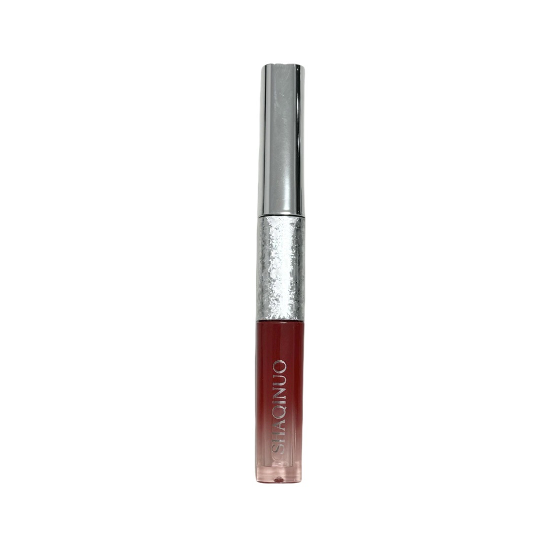 Sakino esmalte labial de doble cabeza, espejo de agua, miel labial, niebla mate, maquillaje, lápiz labial impermeable.