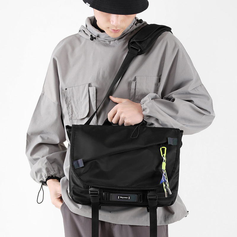 WEPOWER nuevo tipo de bolso de hombro de gran capacidad para hombres, bolso de hombro funcional para viajar, bolso de hombre simple, deportivo casual.