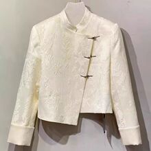 小香风外套秋冬新款唐装中国风女装小个子中式气质短外套