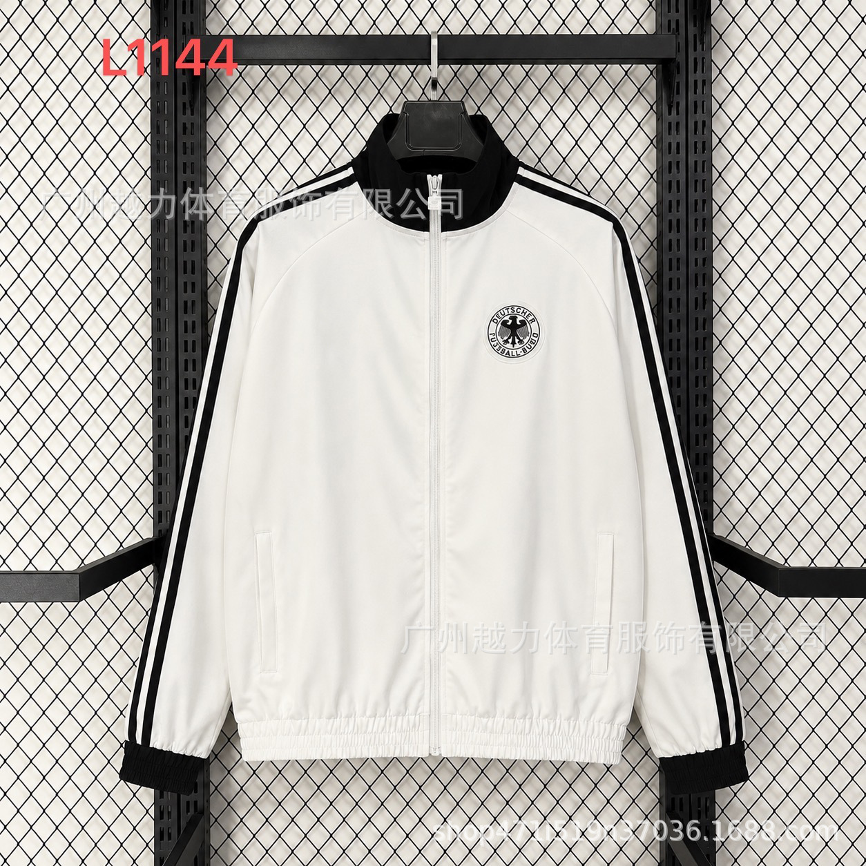 Chaqueta Bordada retro de manga larga y gruesa Manchester United Barcelona Inglaterra Brasil Real Madrid Liverpool image 71